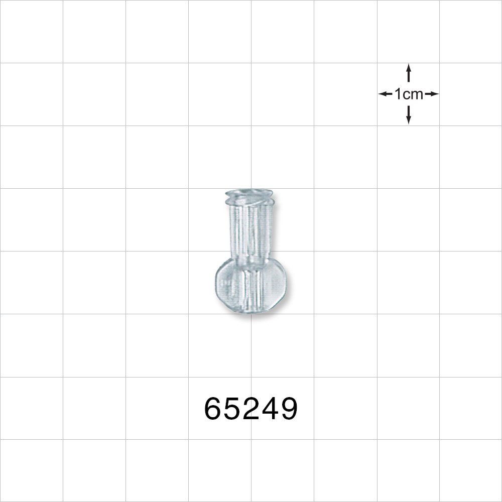 Female Luer Lock, Tubing Port, Clear