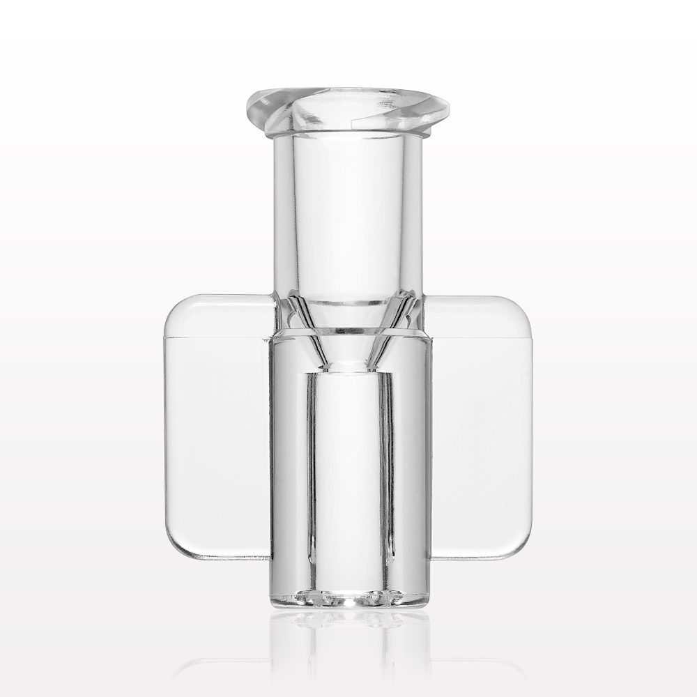 Female Luer Lock, Tubing Port, Clear