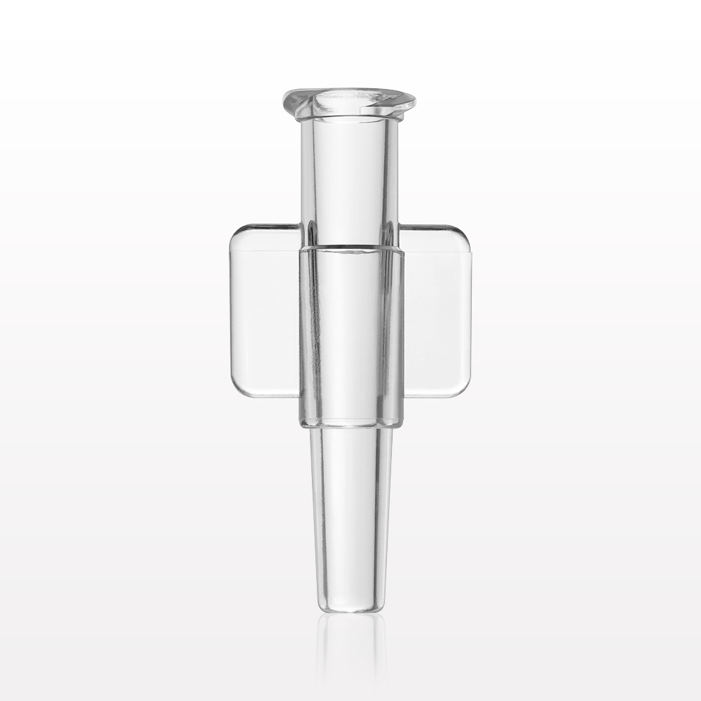 Female Luer Lock, Tubing Port, Clear
