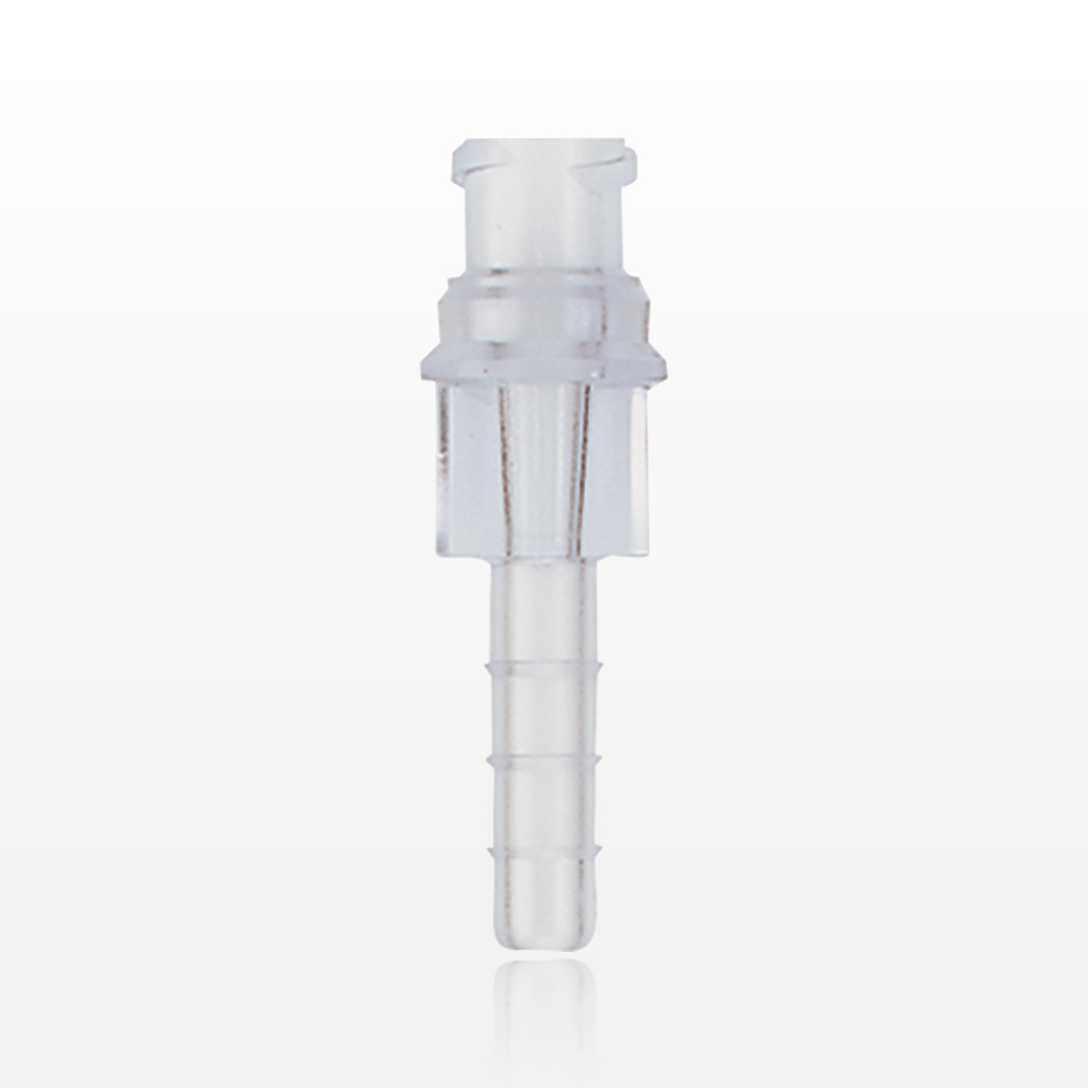 Female Luer Lock, Barbed, Clear