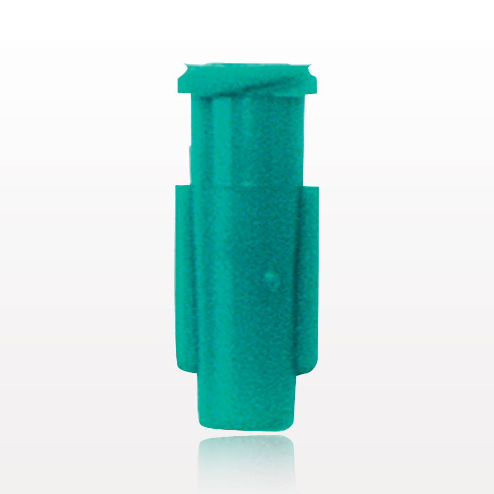 Female Luer Lock, Tubing  Port, Teal