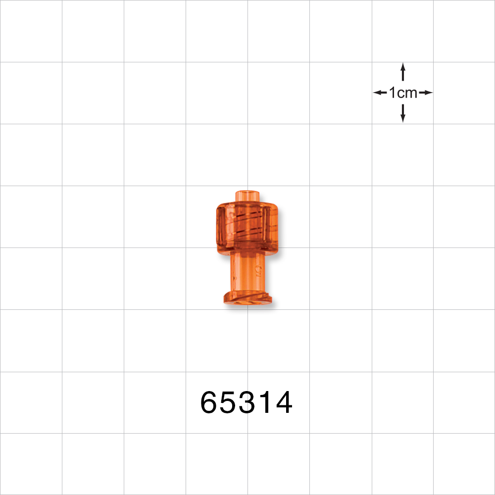 Double Dead-Ender Cap, Vented, Orange