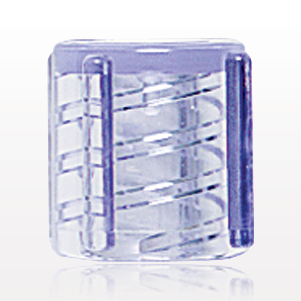 Stemless Male Luer Cap, Non-Vented, Blue