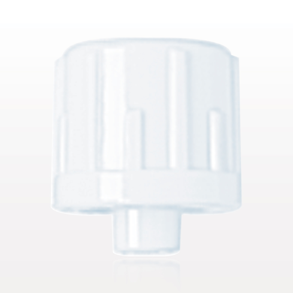 Male Luer Cap, Non-Vented, White
