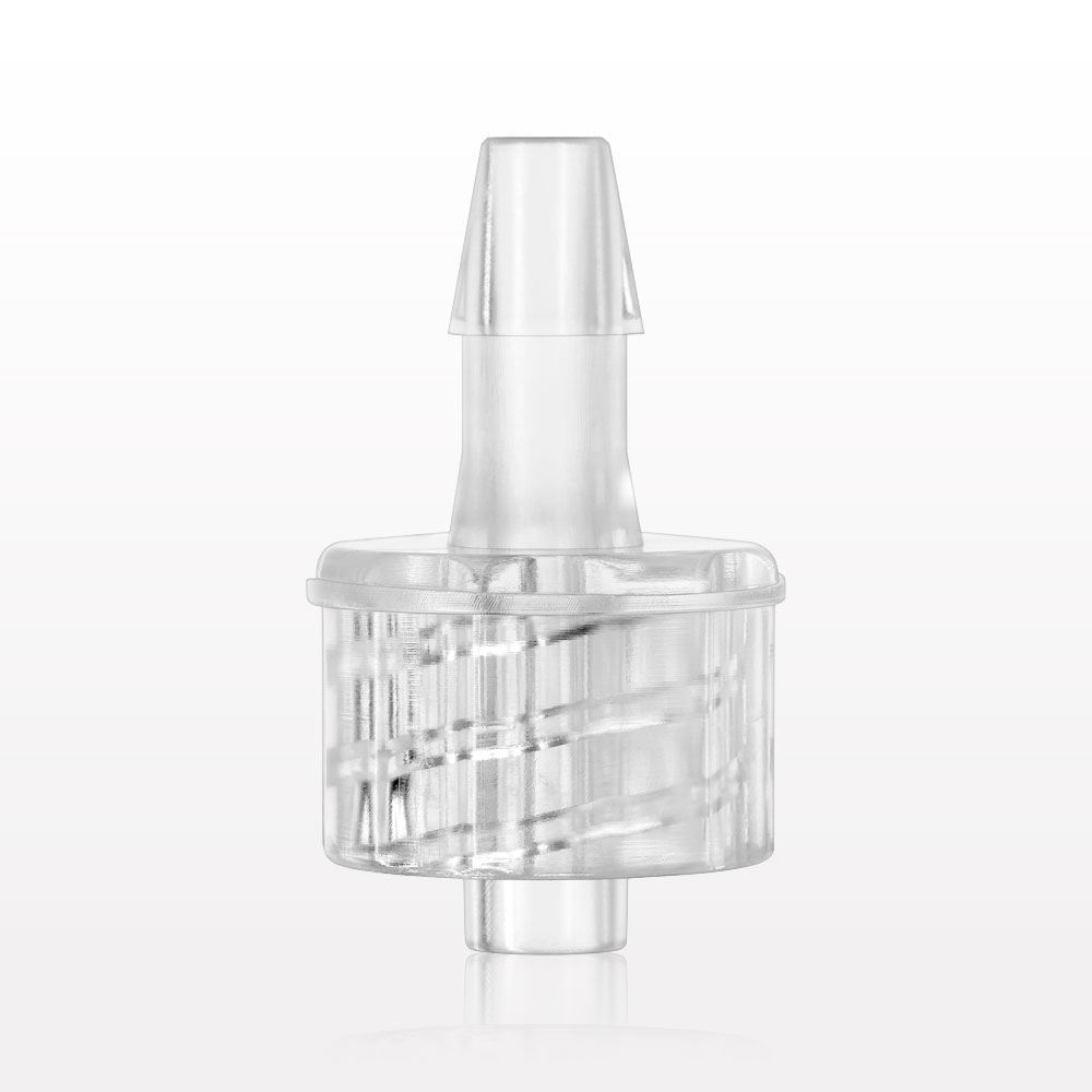 Male Luer Lock, Barbed, Clear
