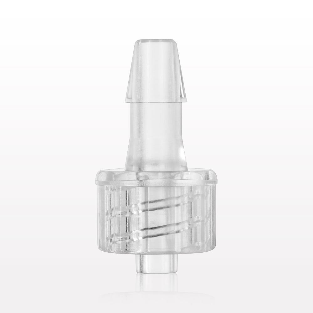 Male Luer Lock, Barbed, Clear