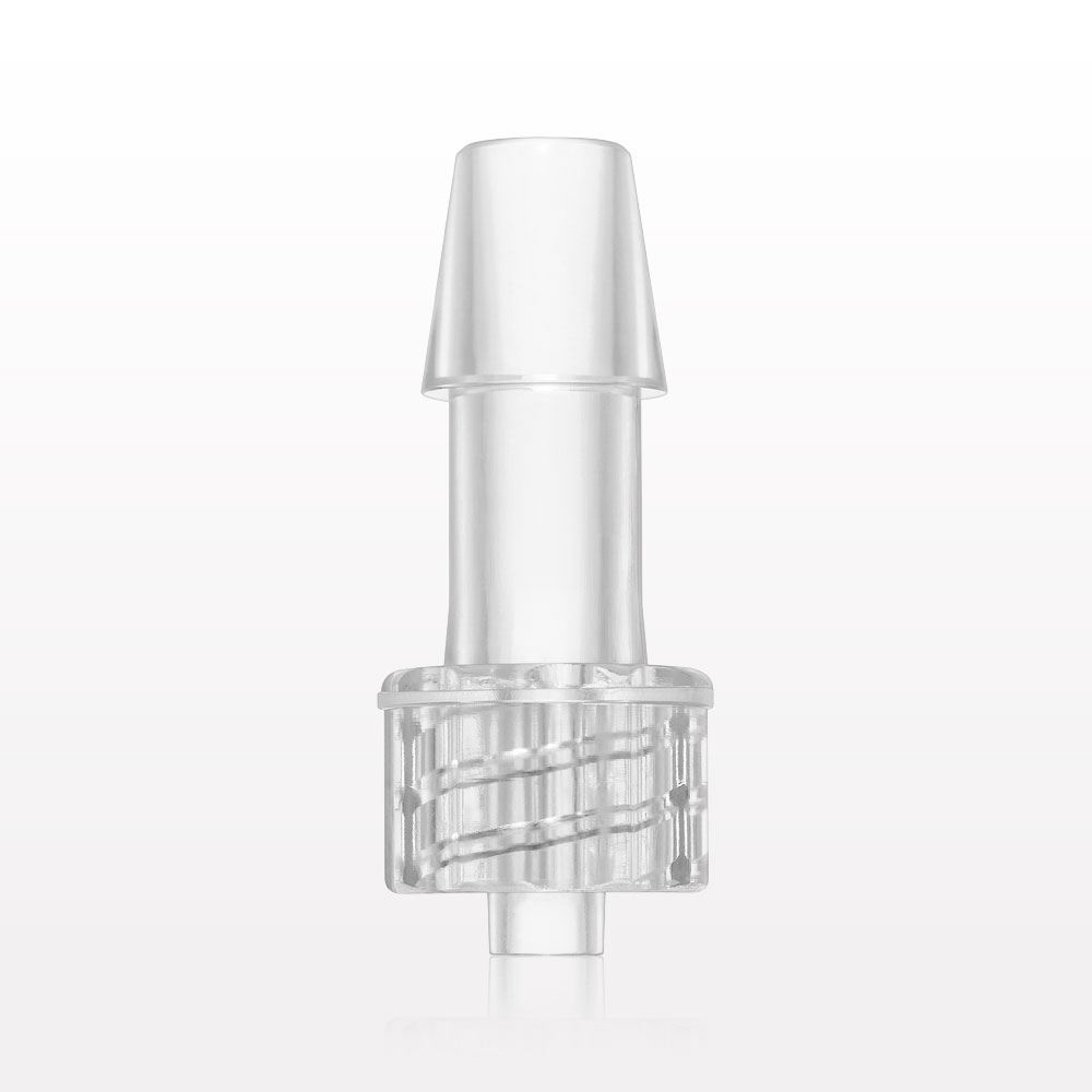 Male Luer Lock, Barbed, Clear
