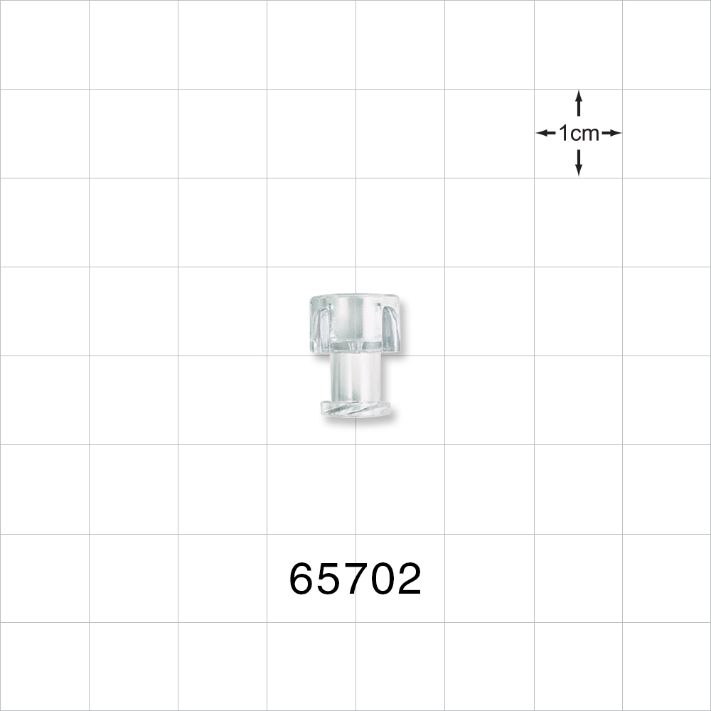 Female Luer Cap, Vented, Clear