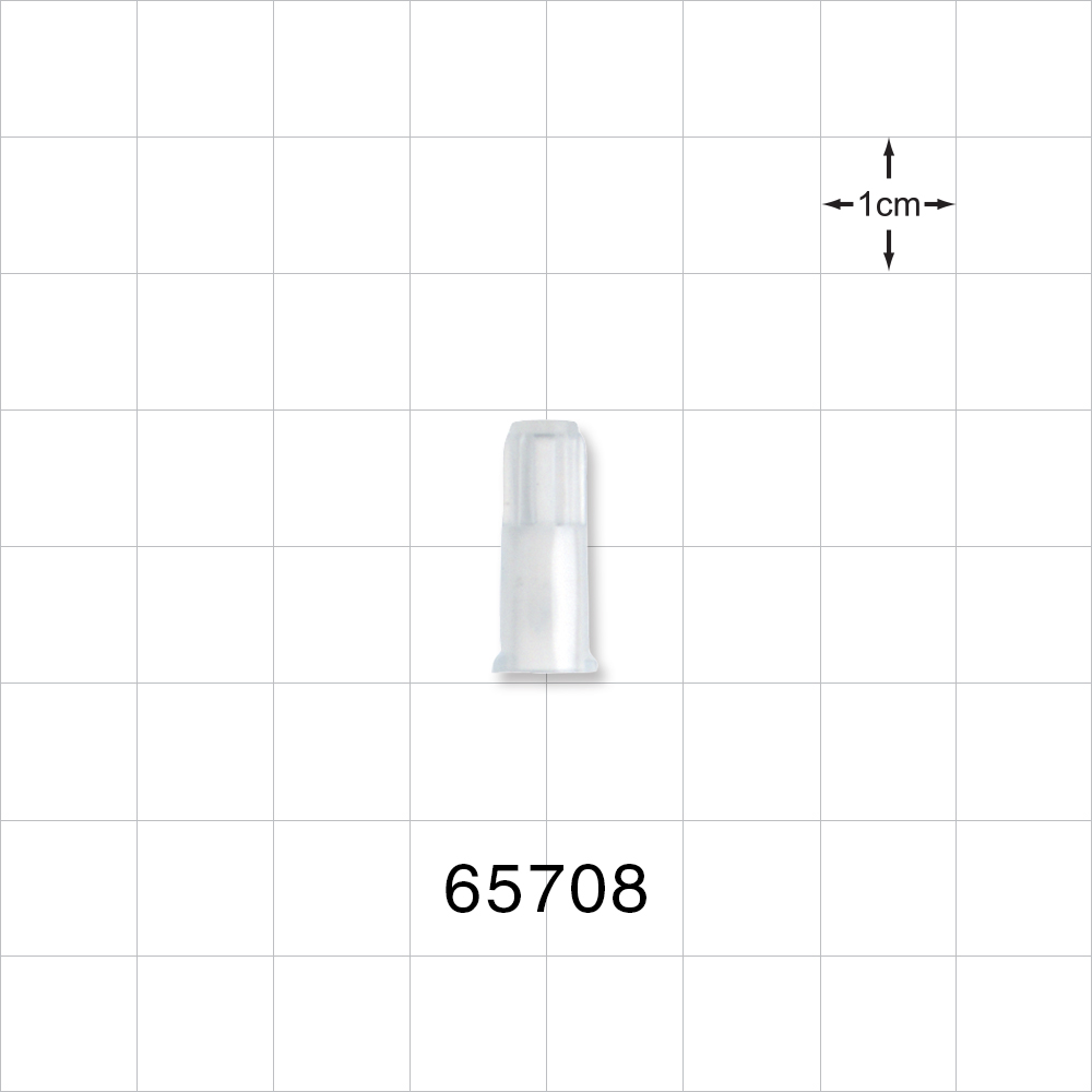 Female Luer Cap, Non-Vented, Natural