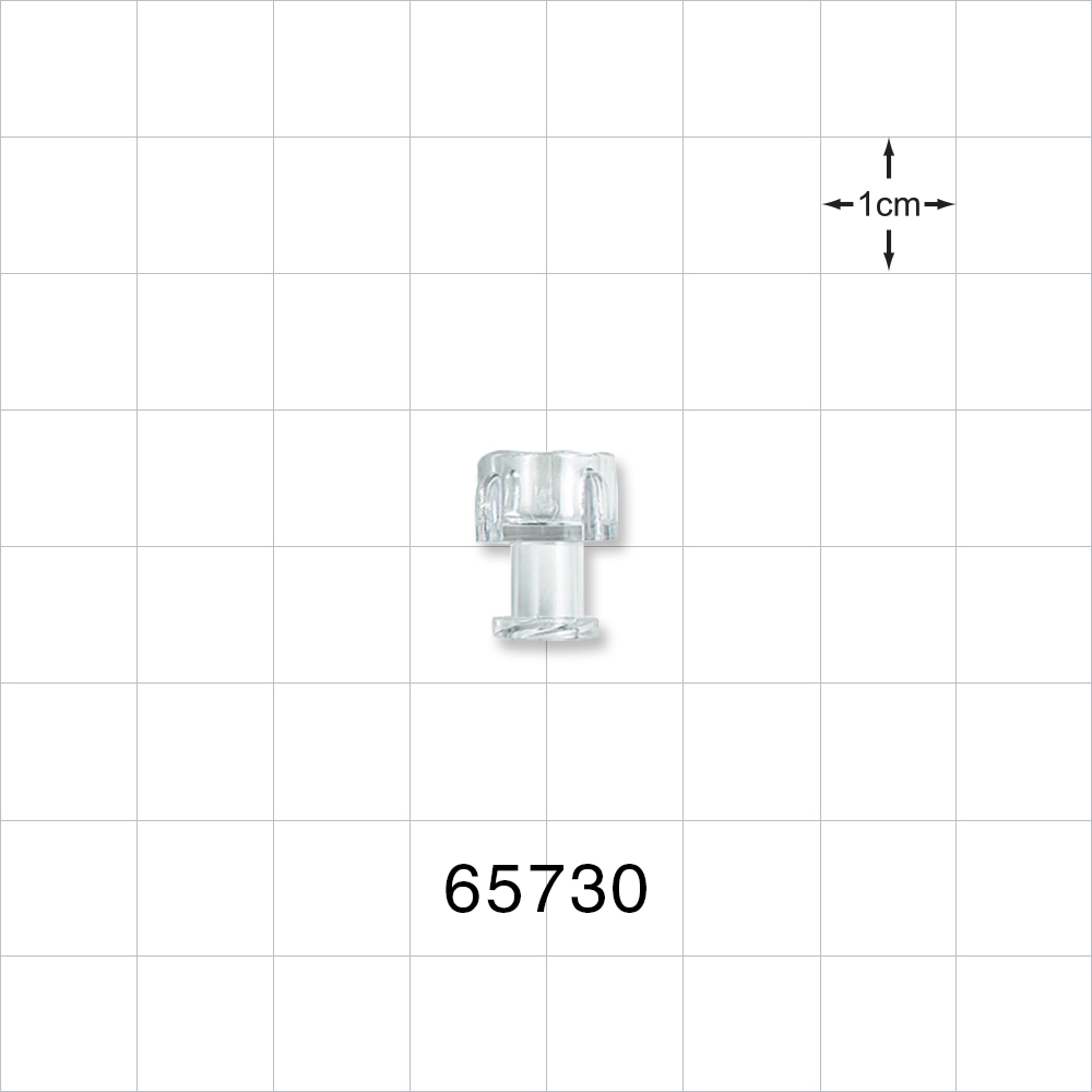 Female Luer Cap, Non-Vented, Clear