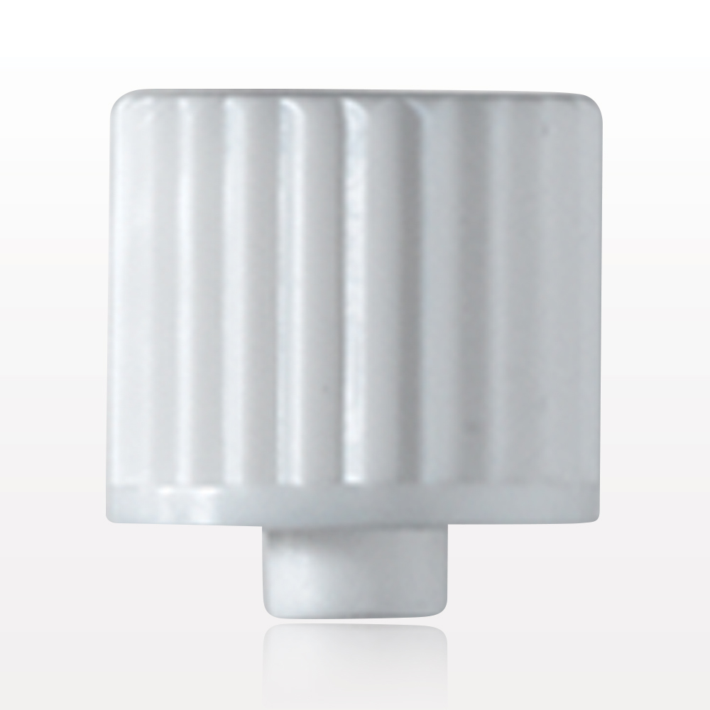 Male Luer Cap, Non-Vented, White