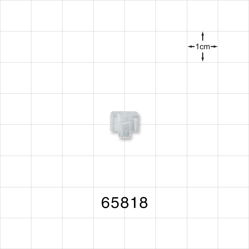 Male Luer Cap, Non-Vented, Natural