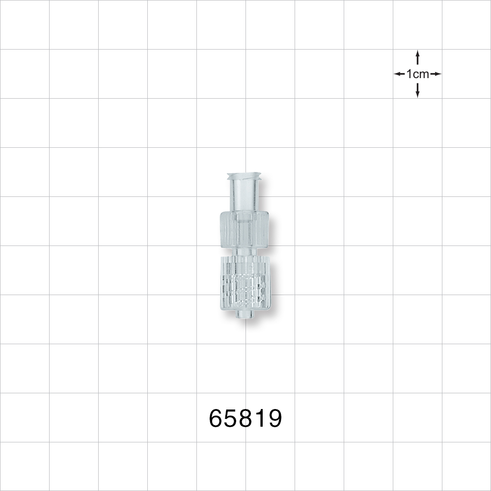 Female Luer Lock, Male Luer w/Spin Lock, Clear