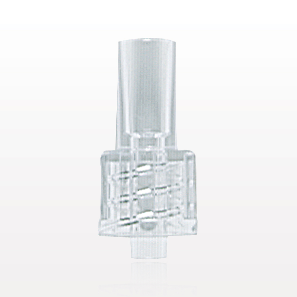 Male Luer Lock, Tubing Port, Clear