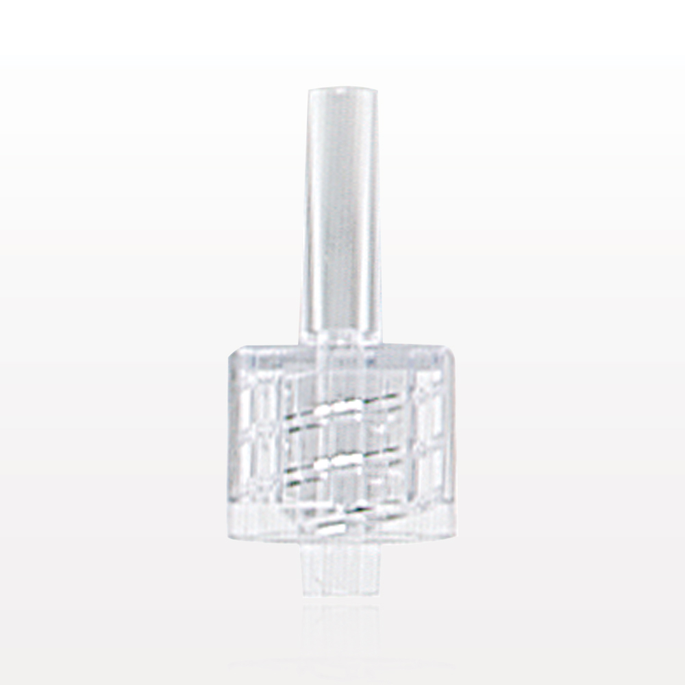 Male Luer Lock, Tubing Port, Clear
