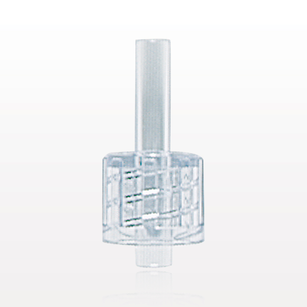 Male Luer Lock, Tubing Port, Clear