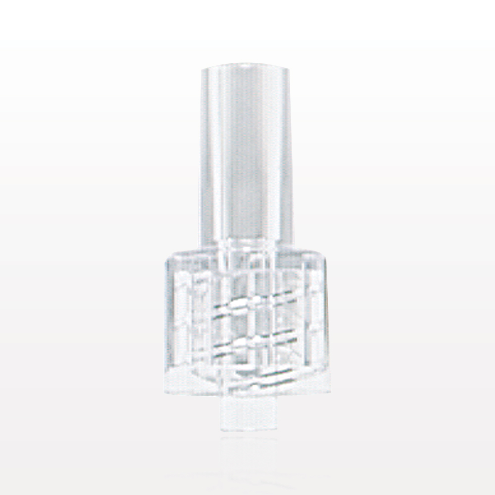 Male Luer Lock, Tubing Port, Clear