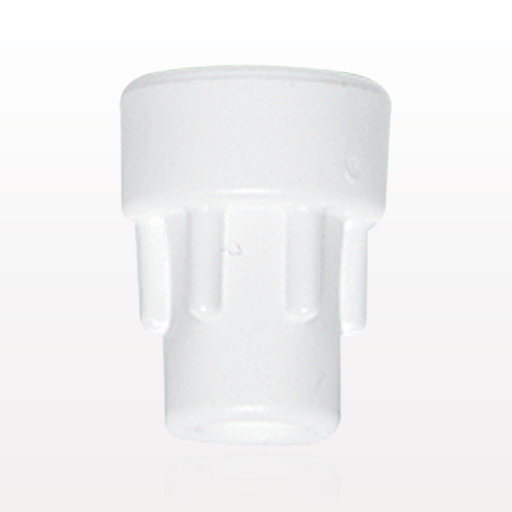 Push-On Male Luer Cap, Vented, White