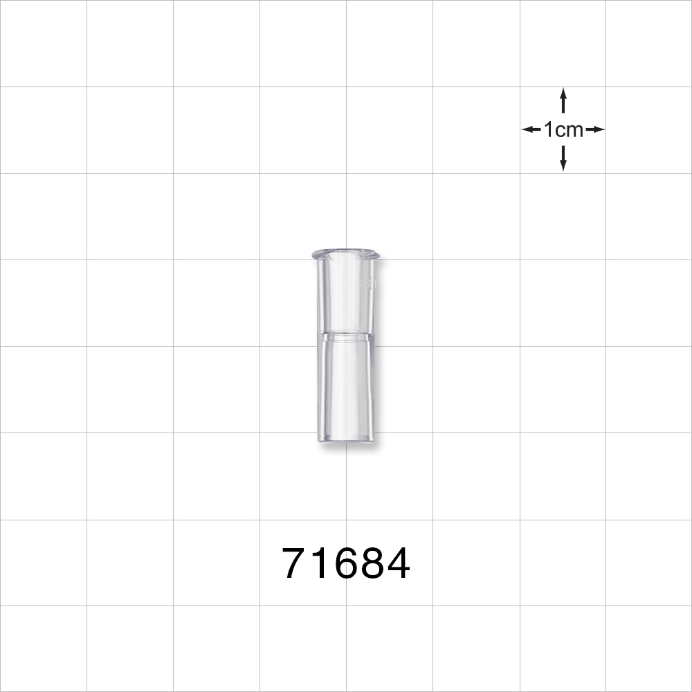 Female Luer Lock, Tubing Port, Clear