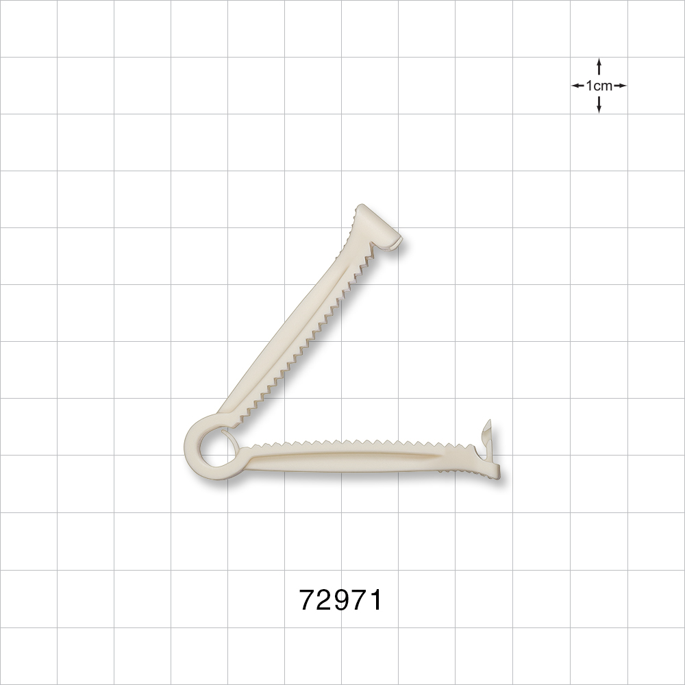 Non-Reopening Clamp, Natural
