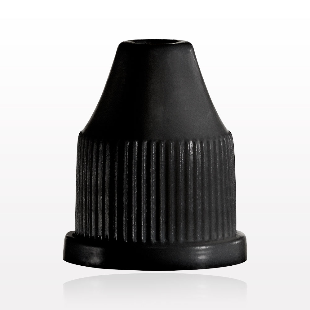 Ribbed Screw Cap, Black for 74225 and 74226