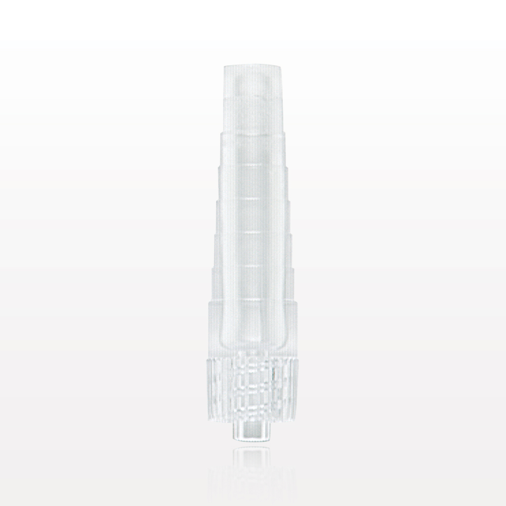 Male Luer Lock, Tubing Port, Clear