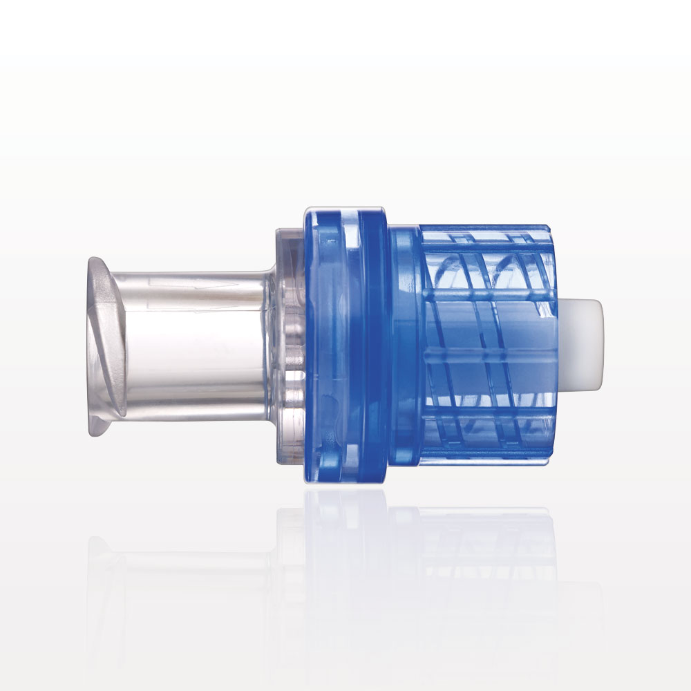 Check Valve, Female Luer Lock Inlet, Male Luer Lock Outlet; Coated Stem