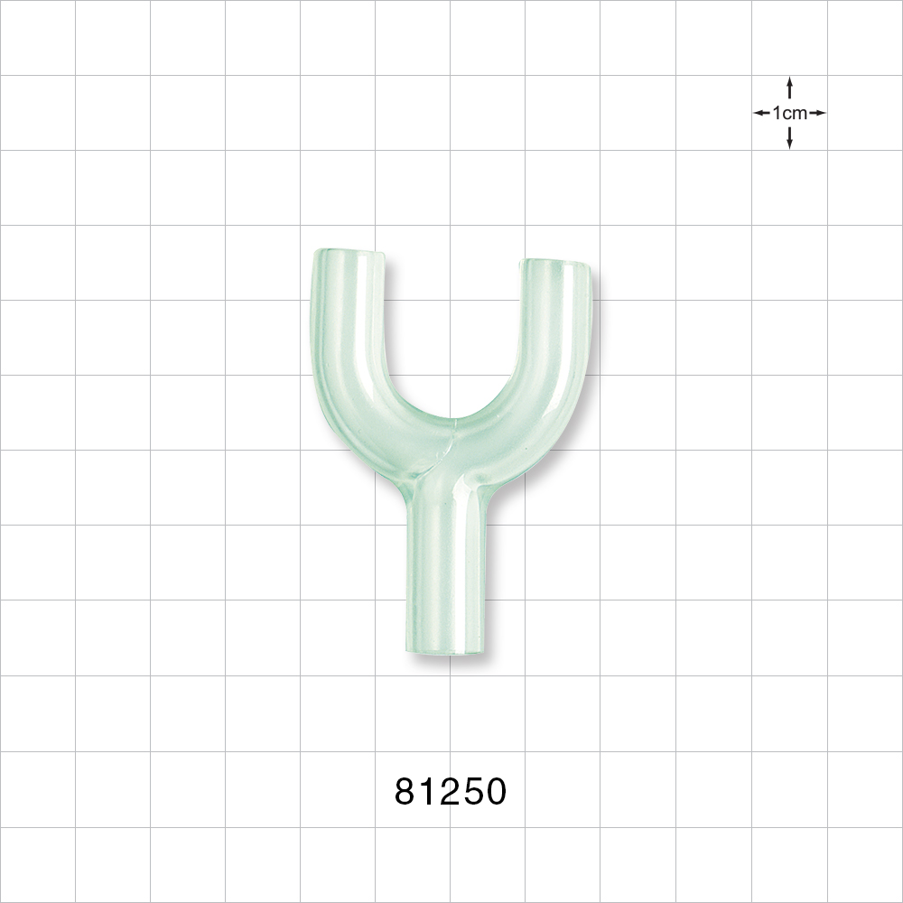 Y Connector, Parallel, Tubing Ports, Natural