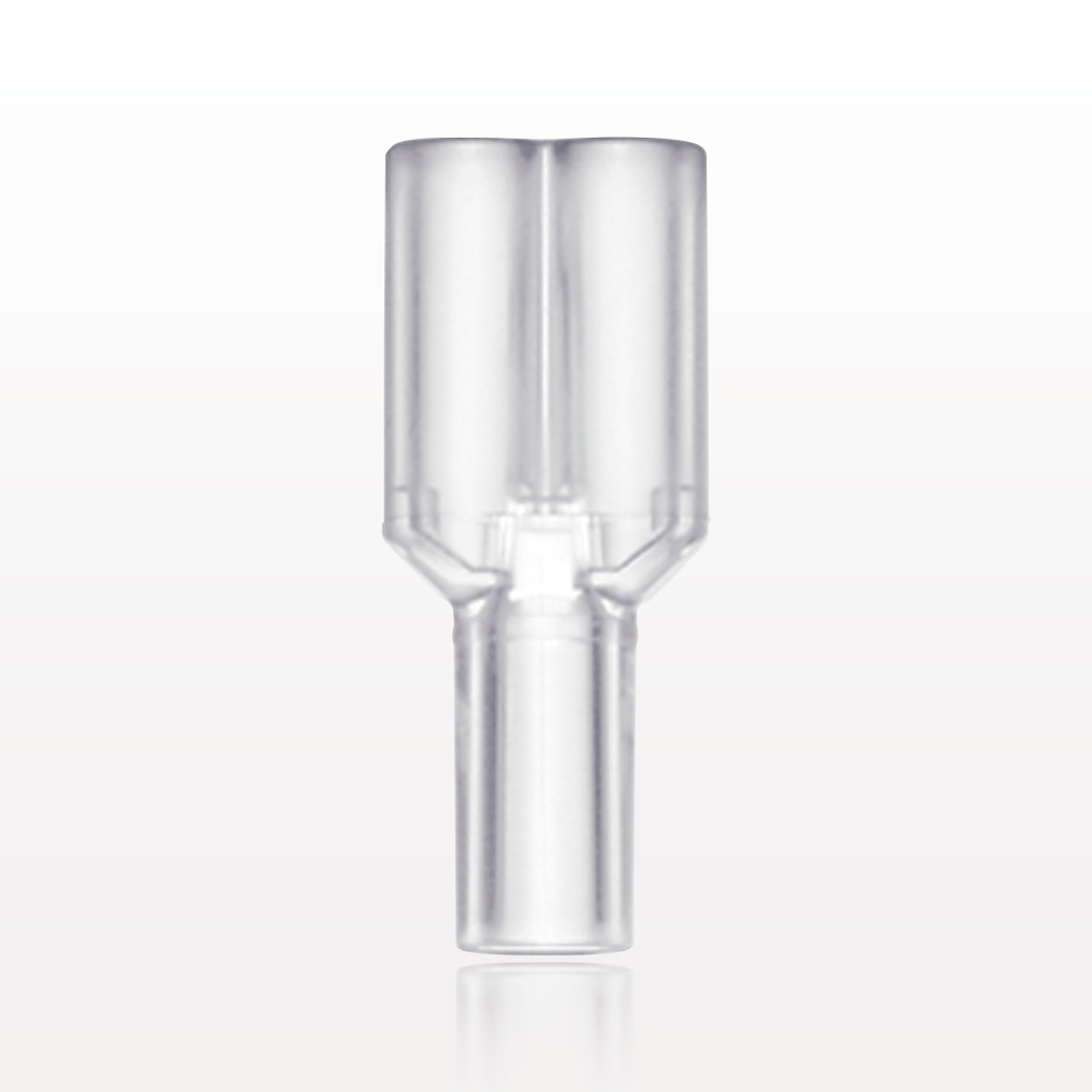Y Connector, Parallel, Tubing Ports, Natural