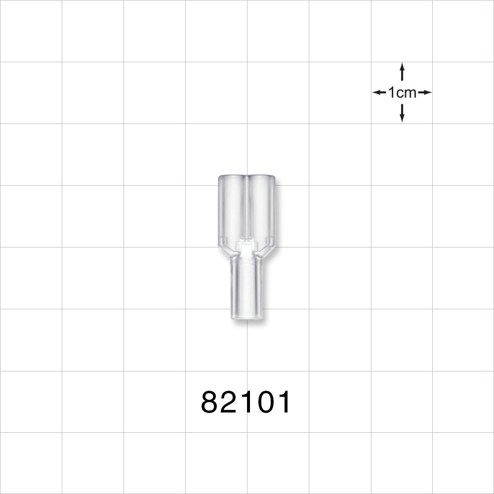 Y Connector, Parallel, Tubing Ports, Natural