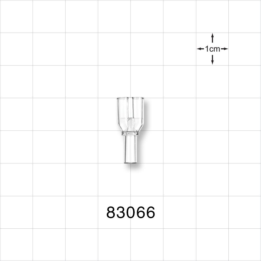 Y Connector, Parallel, Tubing Ports, Clear