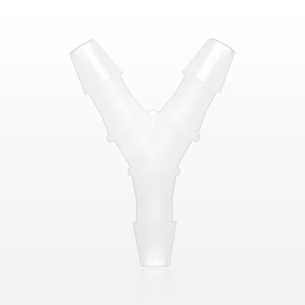 Y Connector, Barbed, Natural