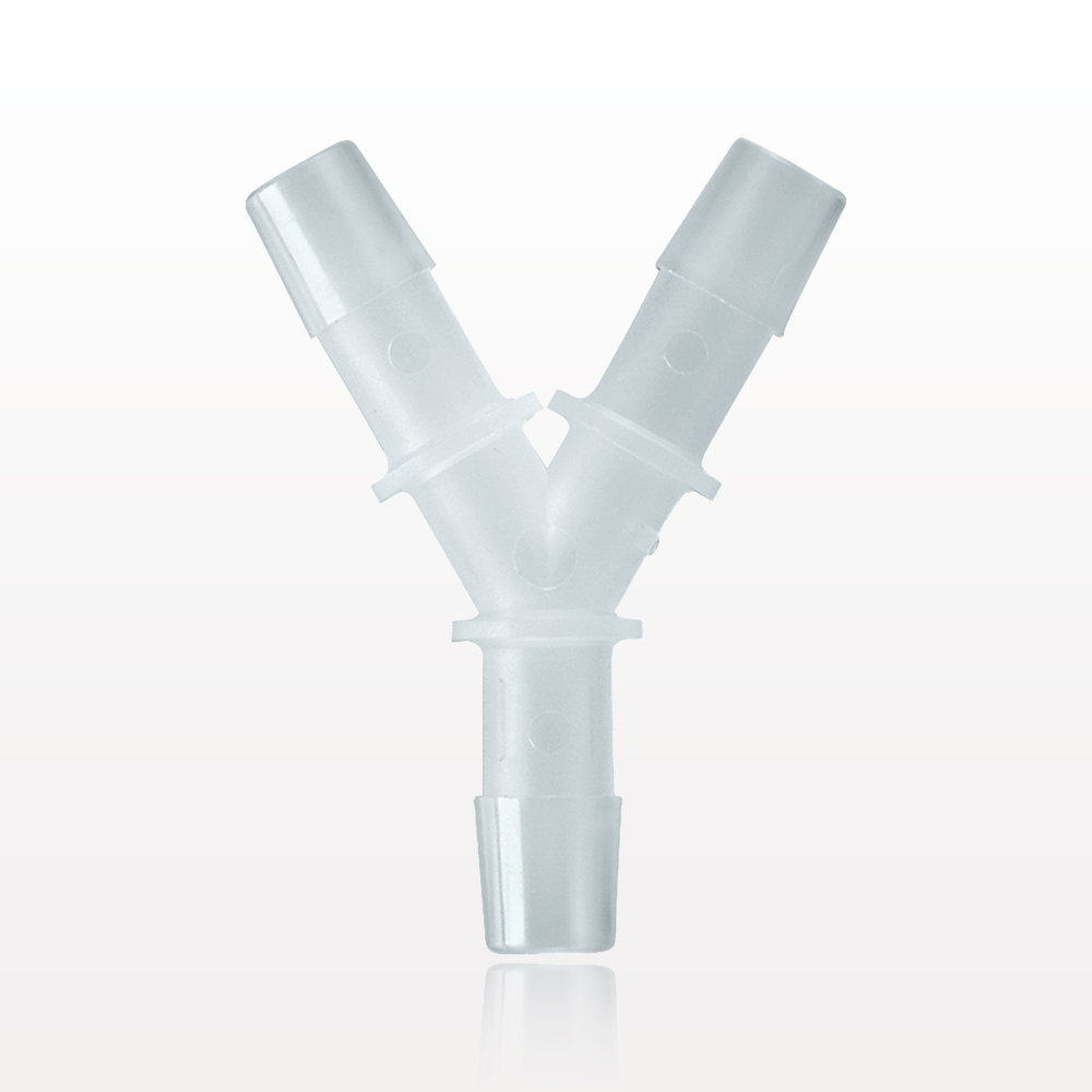 Y Connector, Barbed, Natural
