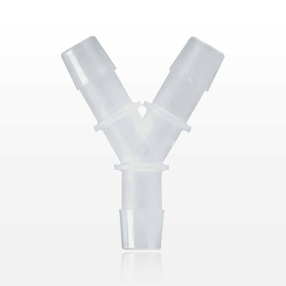 Y Connector, Barbed, Natural