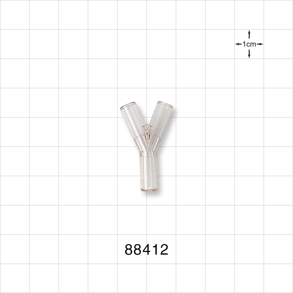 Y Connector, Tubing Ports, Natural