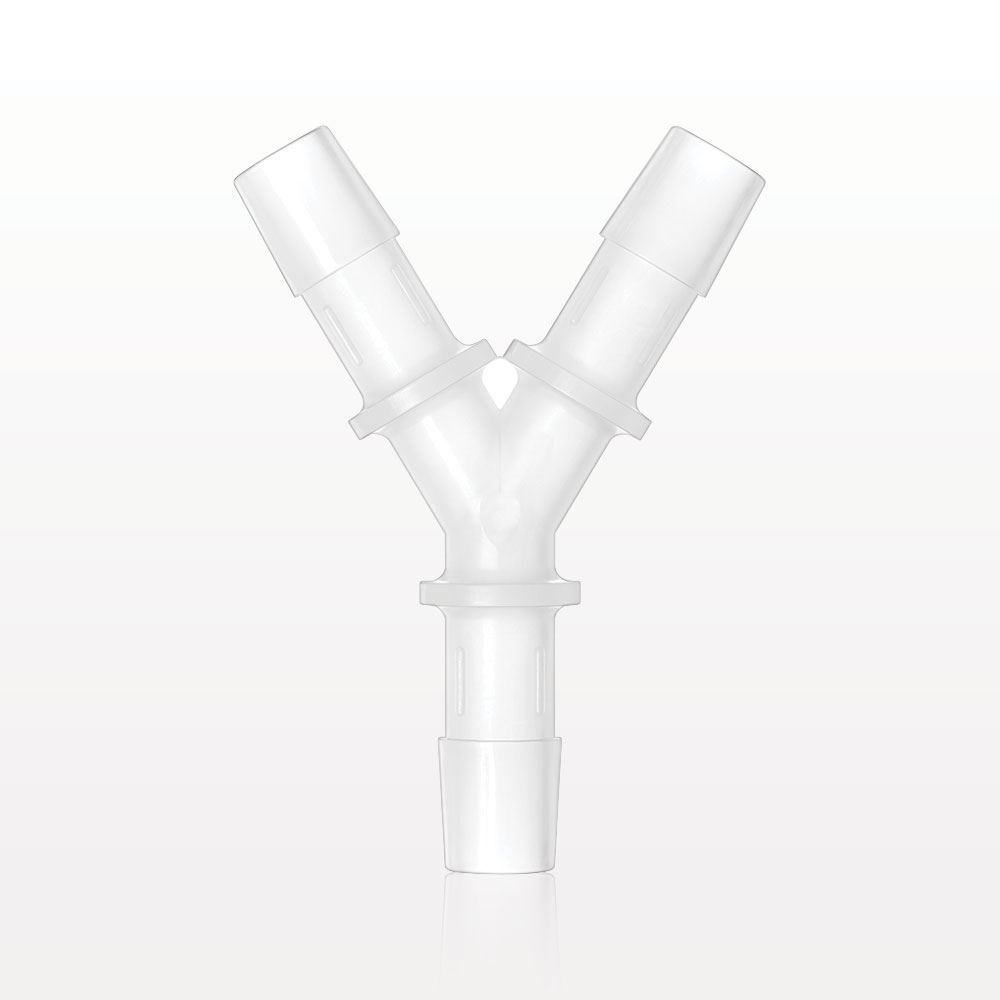Y Connector, Barbed, Natural