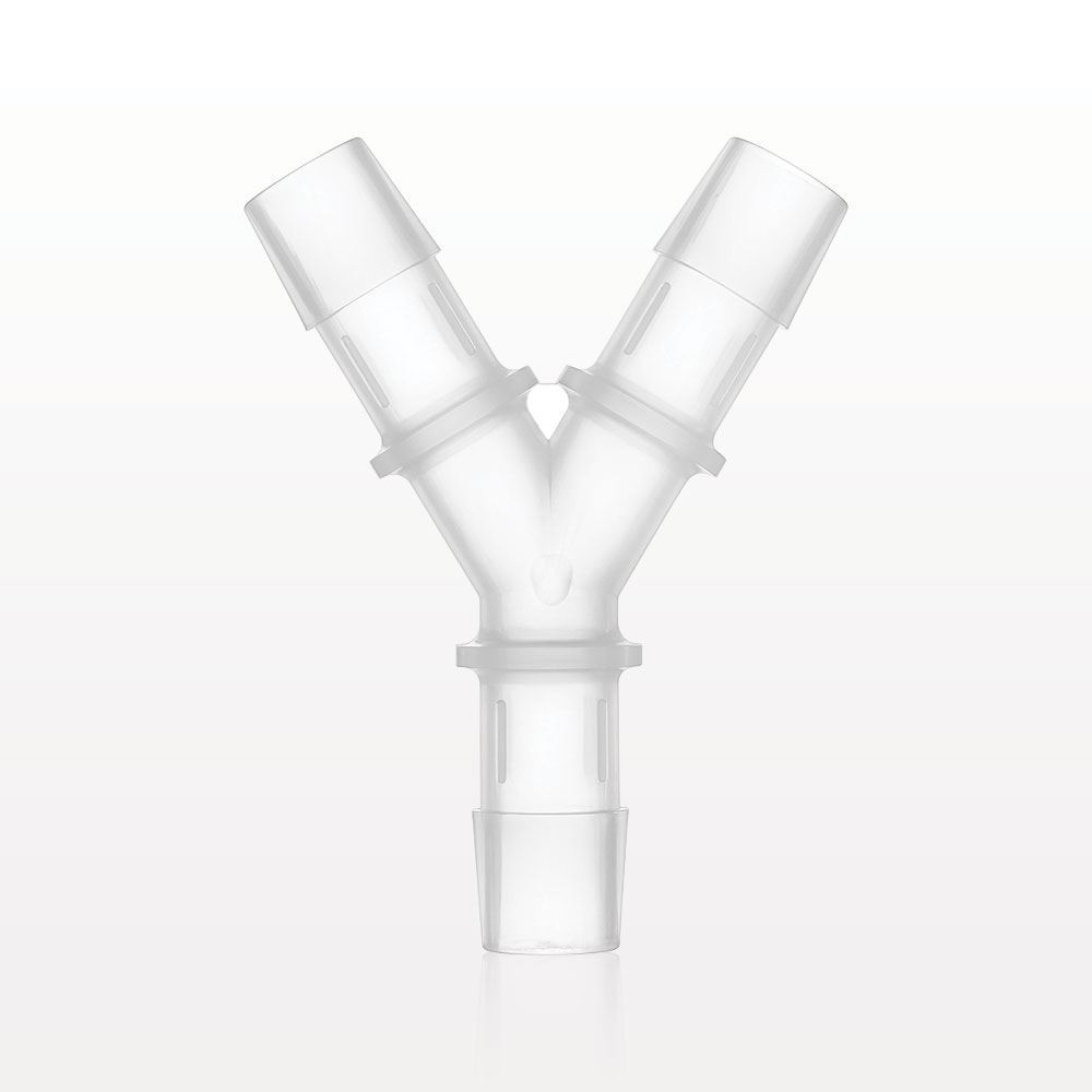 Y Connector, Barbed, Natural