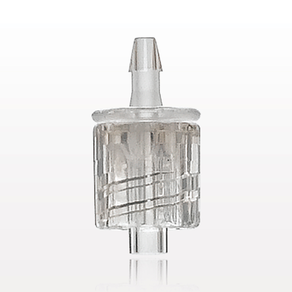 Male Luer w/Spin Lock, Barbed, Clear