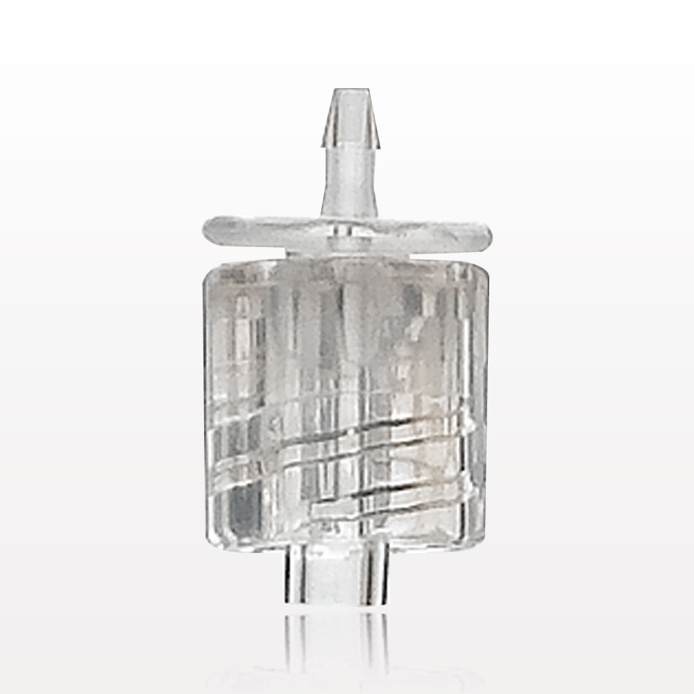 Male Luer w/Spin Lock, Barbed, Clear