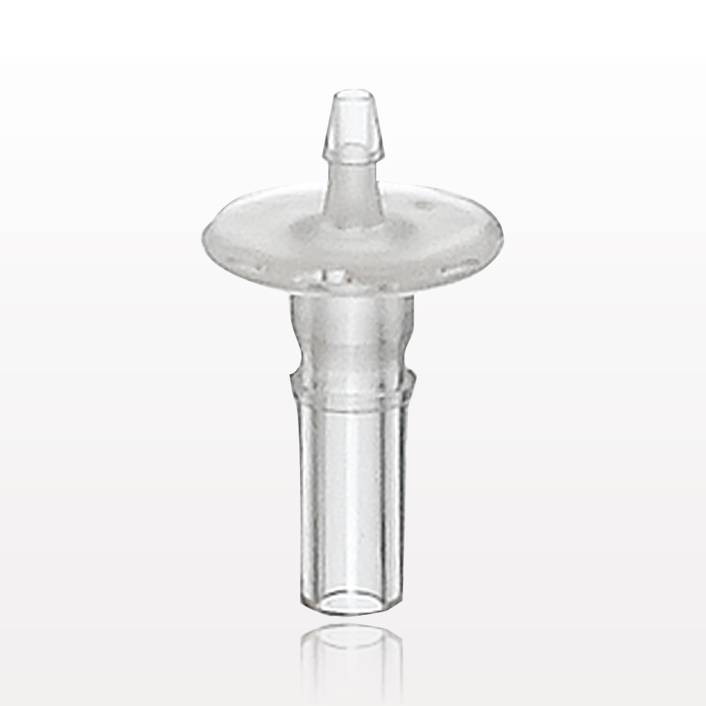 Male Luer Slip, Barbed, Clear