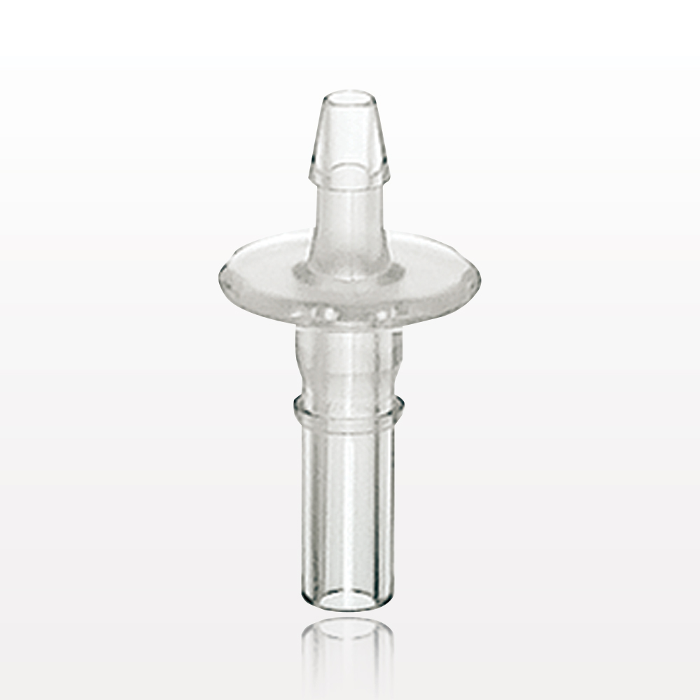 Male Luer Slip, Barbed, Clear
