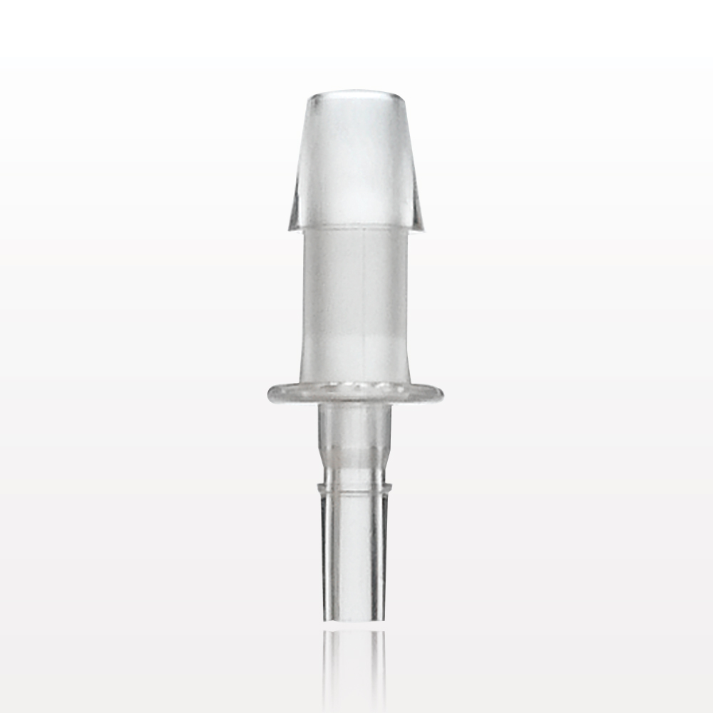 Male Luer Slip, Barbed, Clear