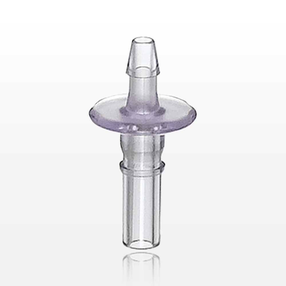 Male Luer Slip, Barbed, Clear