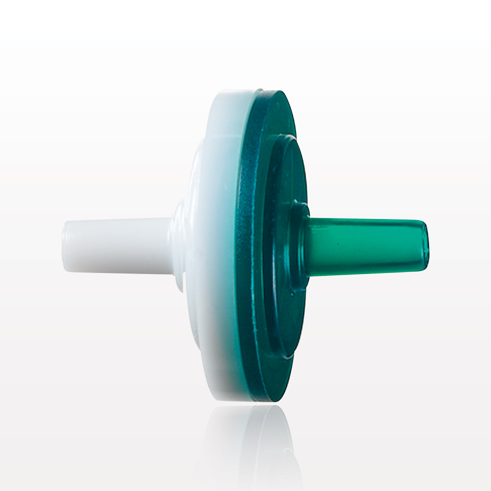 Normally Open Checkvalve, White Male Luer Slip Inlet, Green Male Luer Slip Outlet