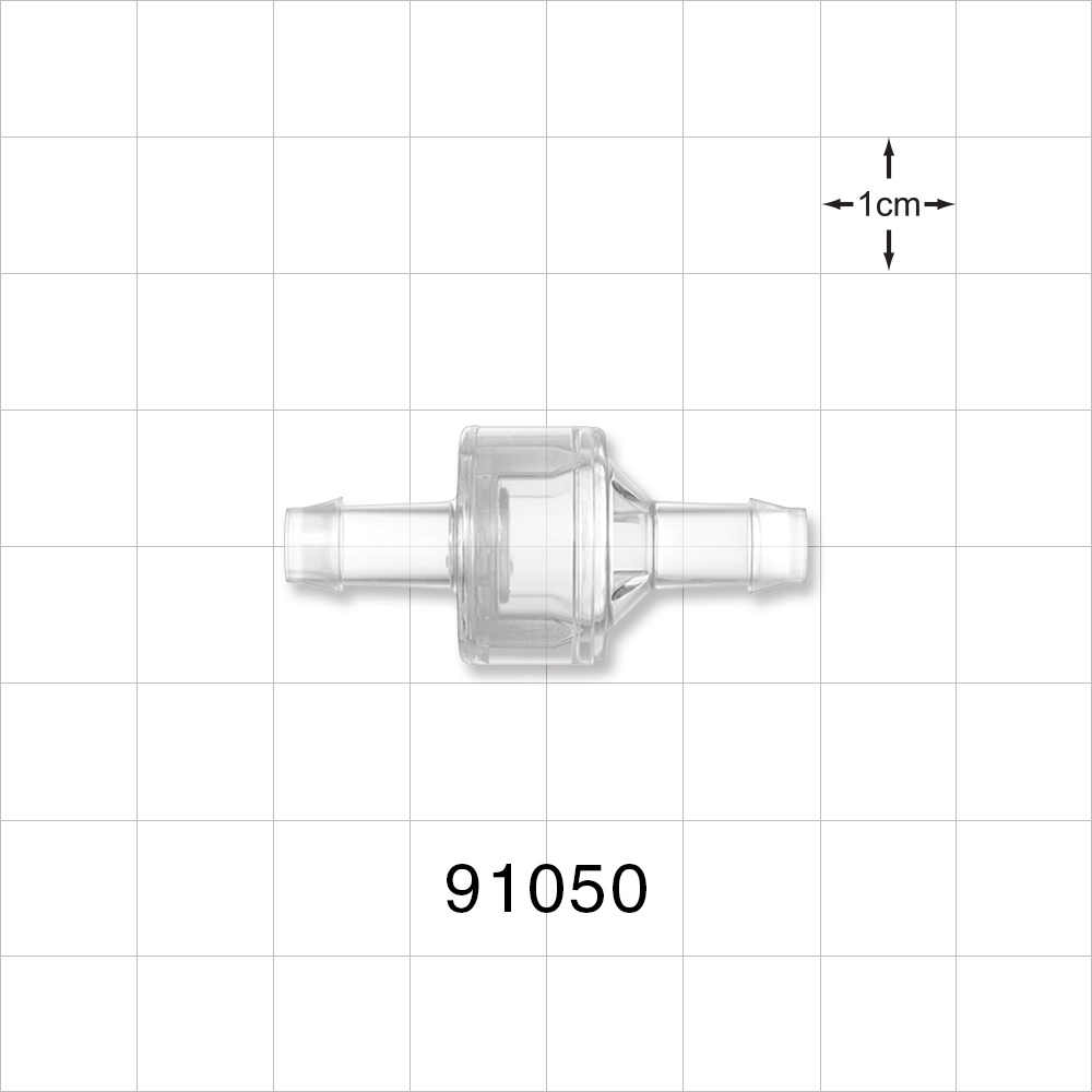 High-Flow Check Valve, Barbed