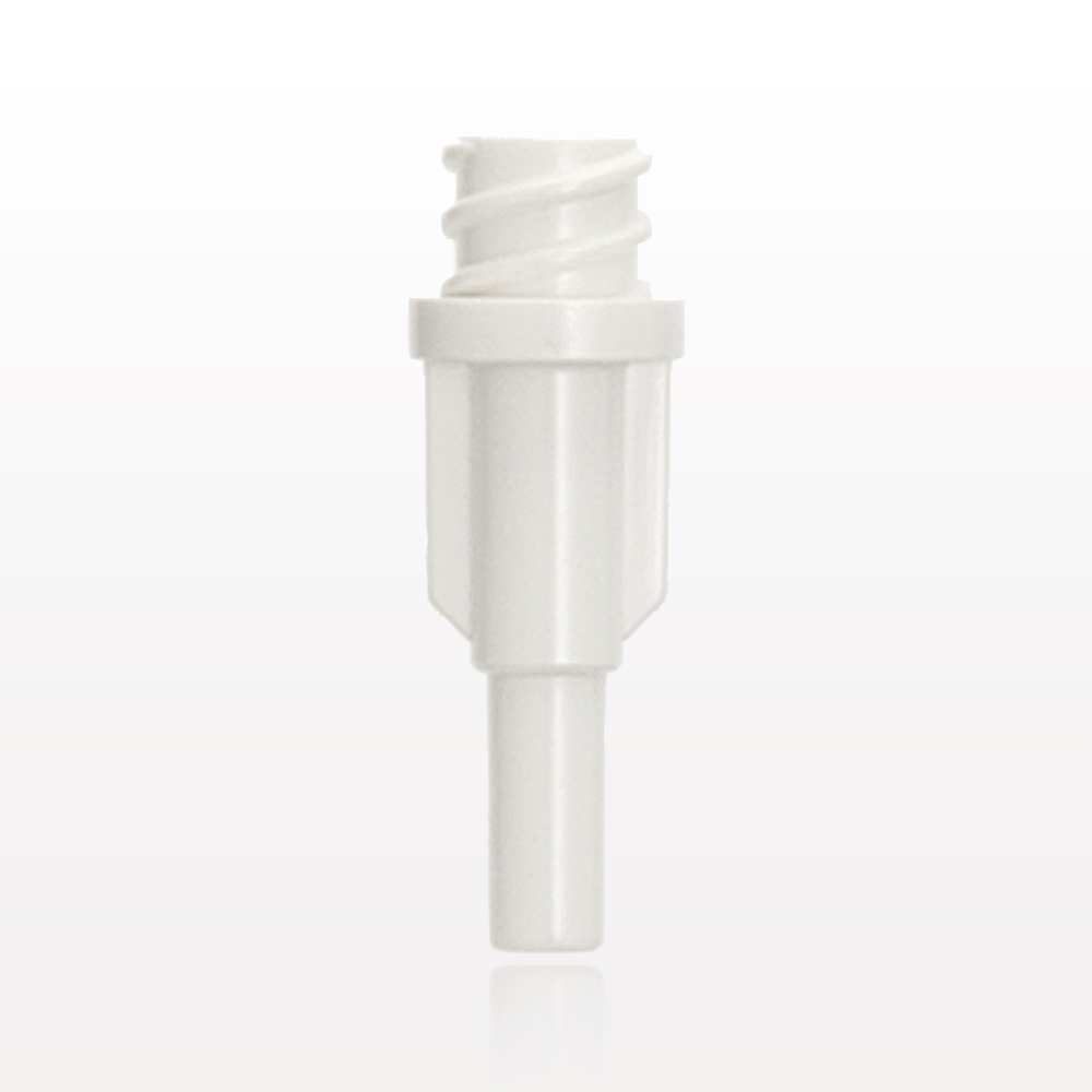 Female Luer Lock, Tubing Port, White