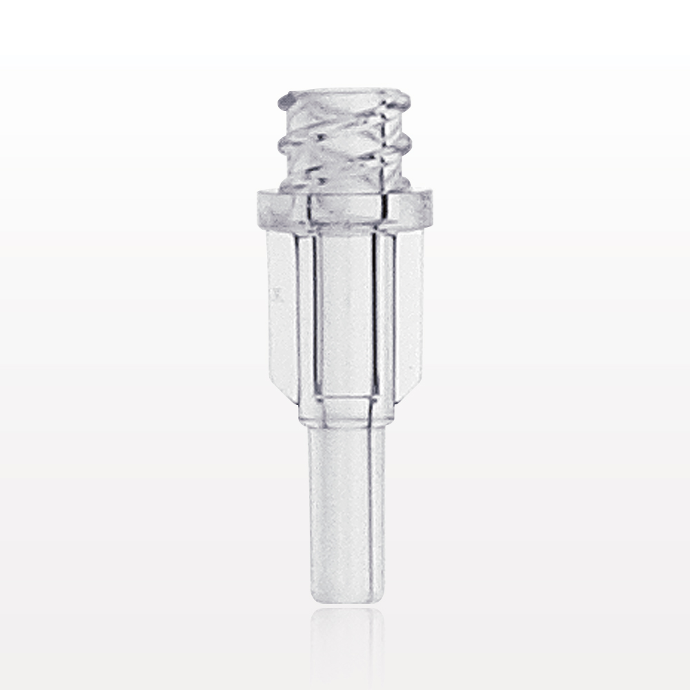 Female Luer Lock, Tubing Port, Clear