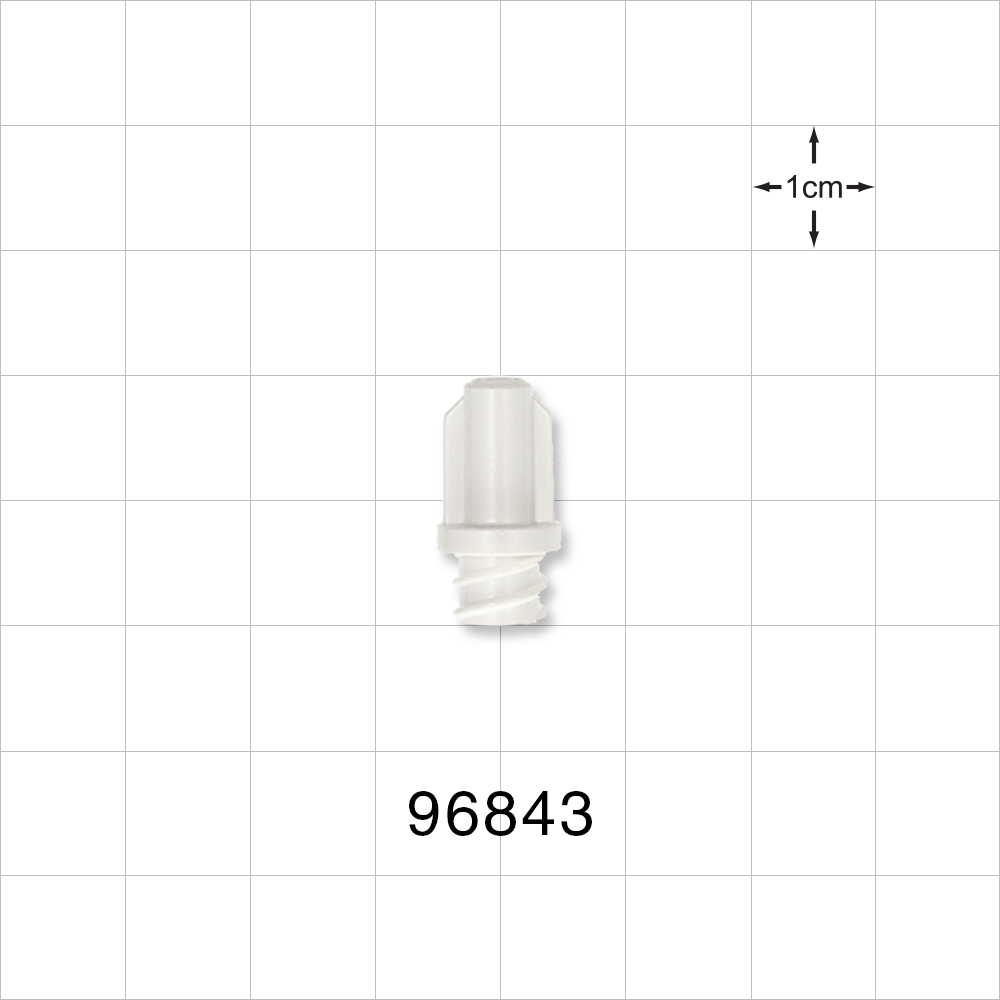 Female Luer Cap, Non-Vented, White