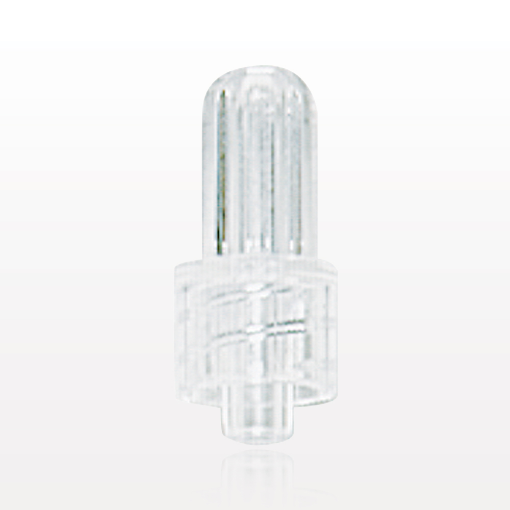 Male Luer Cap, Non-Vented, Clear