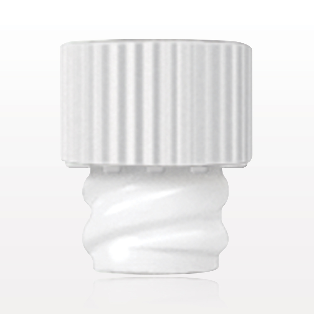 Male Luer Cap, Vented, White